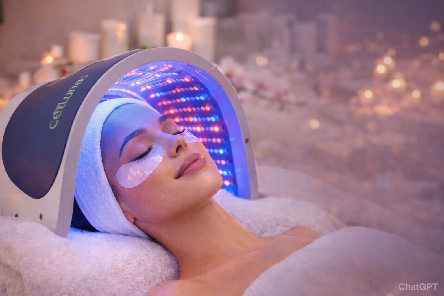 LED light therapy treatment at EXHALE SPA Toronto